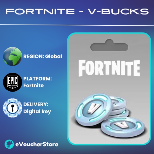 Fortnite 13,500 V-Bucks Epic Games Key GLOBAL - eVoucher Store